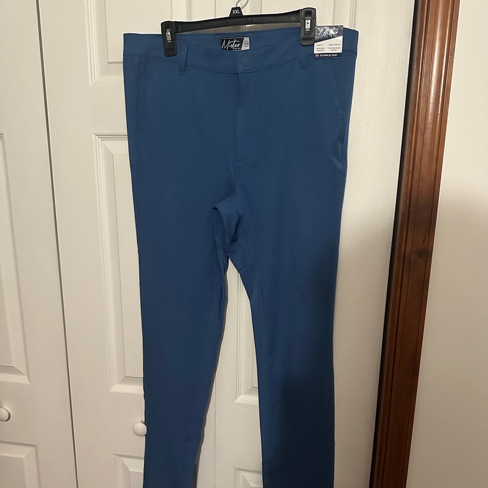 Mister Blue Slim Golf Pants Men’s Size 34 New With Tags